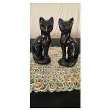 Mid-century Black Cat Figurines