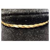 14k Braided Bracelet or Anklet