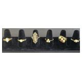 Lot of Gold Tone Rings