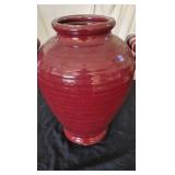 Burgundy Red Ceramic Planter