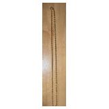 18in Gold Tone Rope Necklace