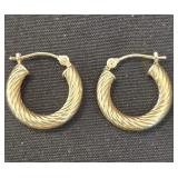 14k Gold Hoop Earrings