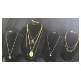 White and Gold Tone Jewelry