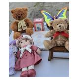 Bears, Dolls, Butterfly and Children