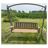 Swing Frame with Wooden Swing