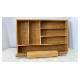 Bamboo Drawer Divider & Rolling Pin