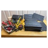 Vtg Slot Car Track, Transformer & Controllers