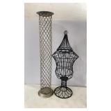 Metal Pillar Candle Holder Home Decor