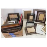 Box of Various Photo Frames