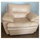 Leather Occasional Chair (matches lot 15)