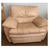 Leather Occasional Chair (matches lot 14)