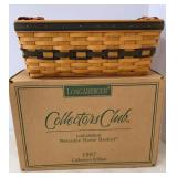 Longaberger Collectors Club Welcome Home Basket