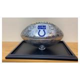 Autographed Colts Football Super Bowl Team