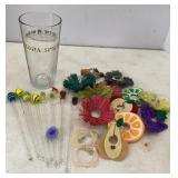 Art Glass Swizzle Sticks & Drink Identification