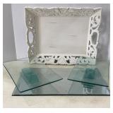 Glass & Wood Table Display