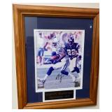 Framed Autographed Photo of Marvin Harrison