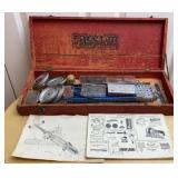 Antique Erector Set (wooden case)