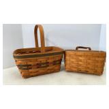 Longaberger Med Key & Spring (dark weave)