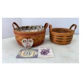 Longaberger Motherï¿½s Day & Button Baskets