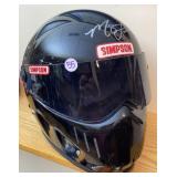 Autographed Simpson Helmet