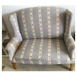 Upholstered Loveseat (maple frame)