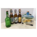 Vtg Indianapolis 500 Beam Bottle & German Beer