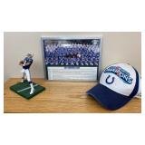Indianapolis Colts 2003 Team Photo, Hat & Figure