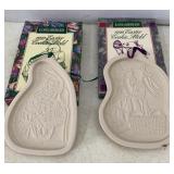 Longaberger Easter Stoneware Cookie Molds