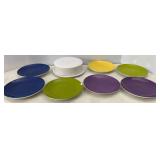 Crate & Barrel Dessert plates and Brie Baker