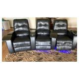 Leather Reclining Theater Seating
