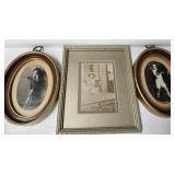 Framed Photos - antique, (3)