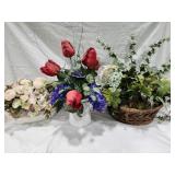 Faux FLower Displays, (3)