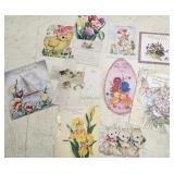Easter Greeting Cards - vintage, used