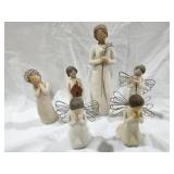 Willow Tree Figurines, (6)