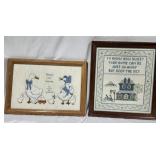 Cross Stitch framed pictures (2)
