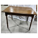 Wood Accent Table  36" X 22" X 29" T