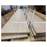 8 shelves with brackets & screws, 8