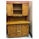 Antique Maple & Pine Sellers Cabinet