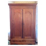 Antique Walnut Knock Down Wardrobe