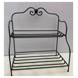 Longaberger Wrought Iron Small Bakers Rack