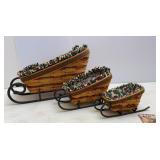 Longaberger Sleigh Baskets & Wrought Iron Sleighs