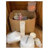 Large Box of Plastic Food Storage