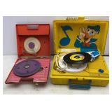VTG Plastic Record Players