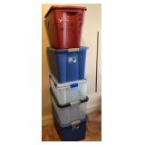 (5) Totes w/lids