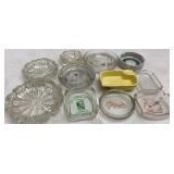 VTG Ashtrays (yellow is Shawnee Pottery)
