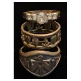 Sterling rings size 7
