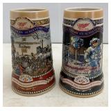 Miller Great American Achievements Steins