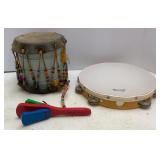Tambourine, Handmade Drum & Noise maker