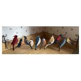 Birds on a Wire Metal Hanging 36'L