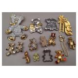 Teddy Bear Pins and Lapel Pins